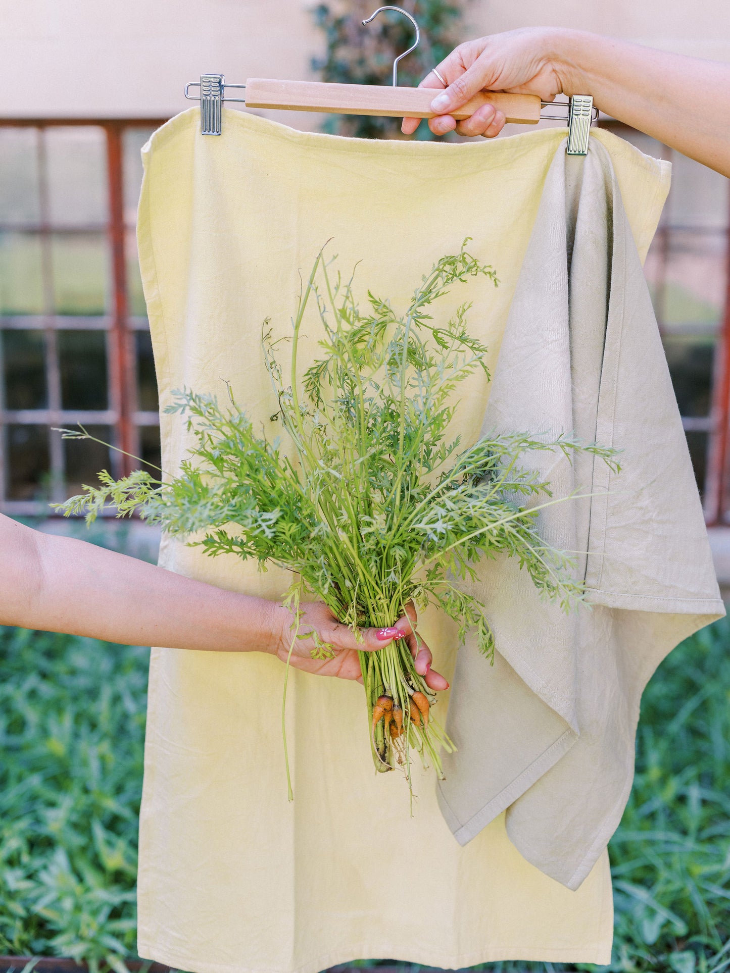 Naturally Dyed Market Tote: Carrot Yellow