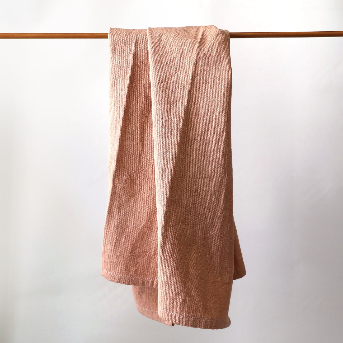 Naturally Dyed Tea Towel : Avocado Blush