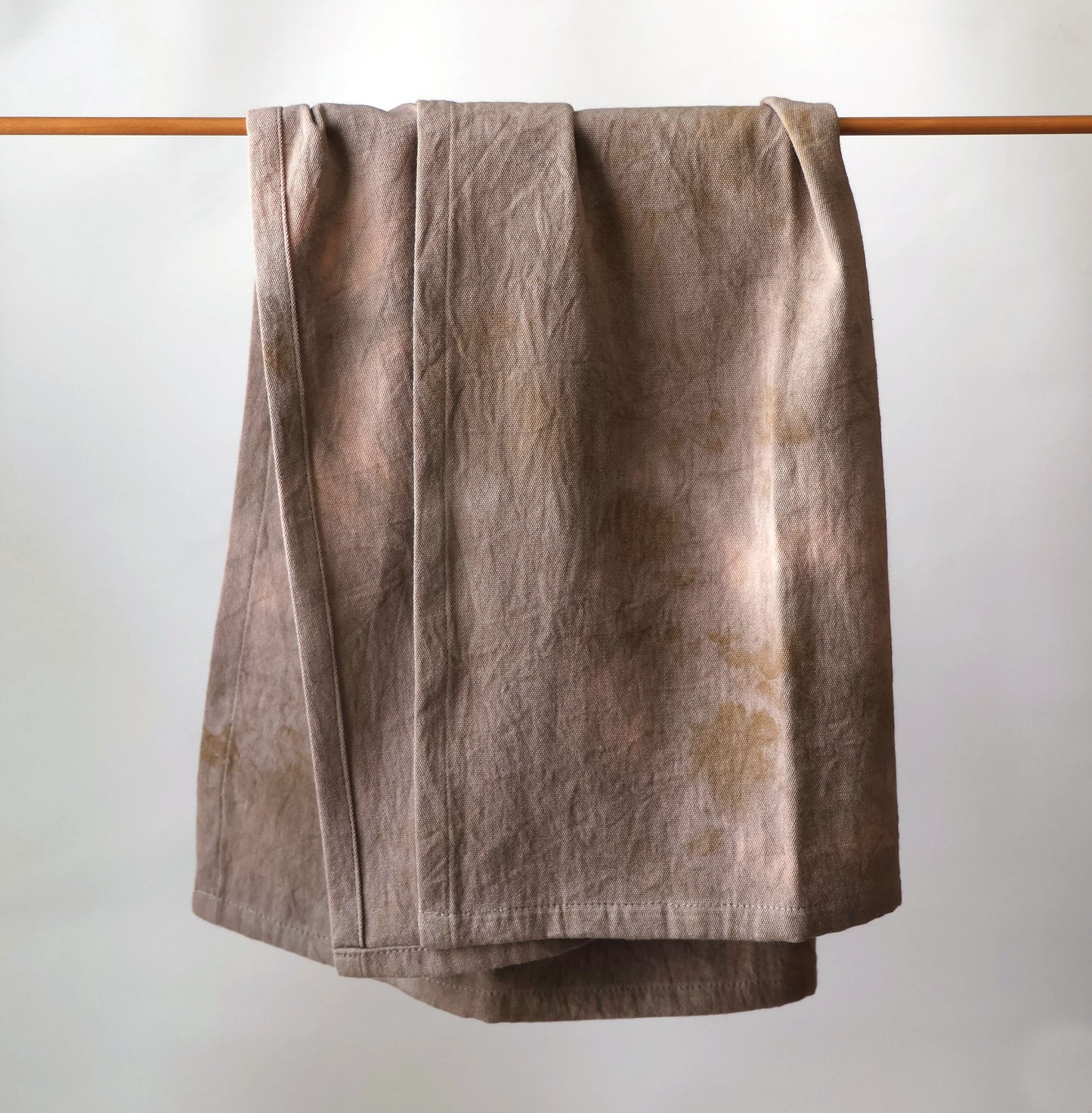 Naturally Dyed Tea Towel: Ember