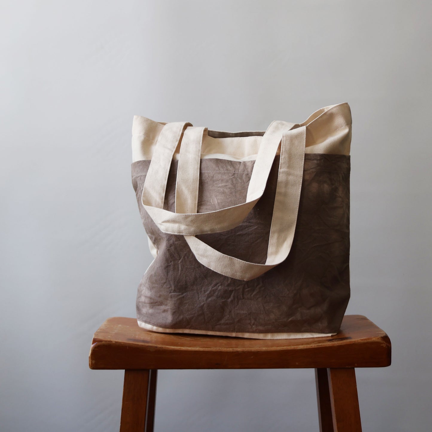 Naturally Dyed Market Tote: Ember