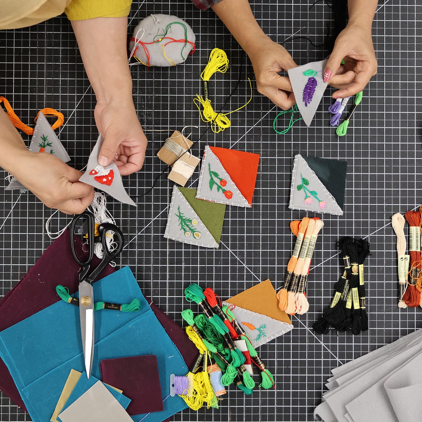 Embroidered Bookmarks