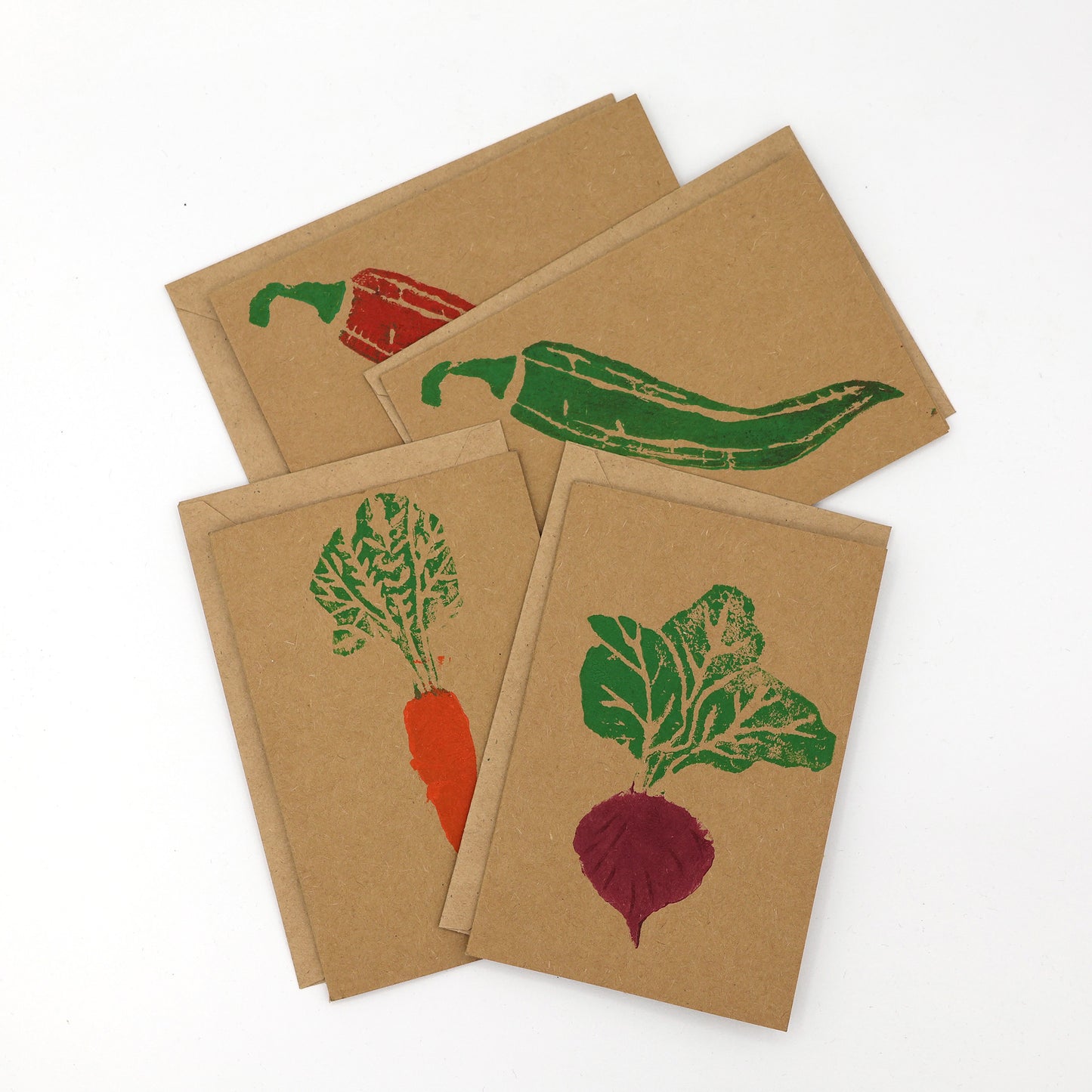 Block Printed Blank Stationery Card Pack