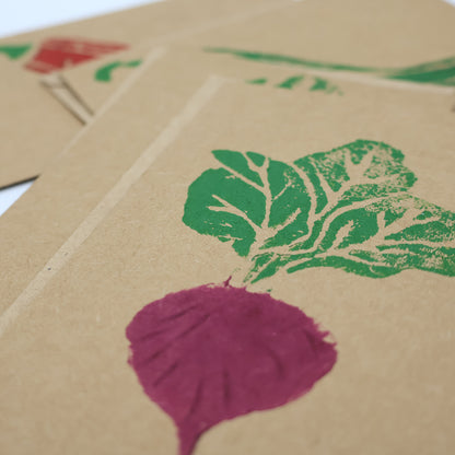 Block Printed Blank Stationery Card Pack