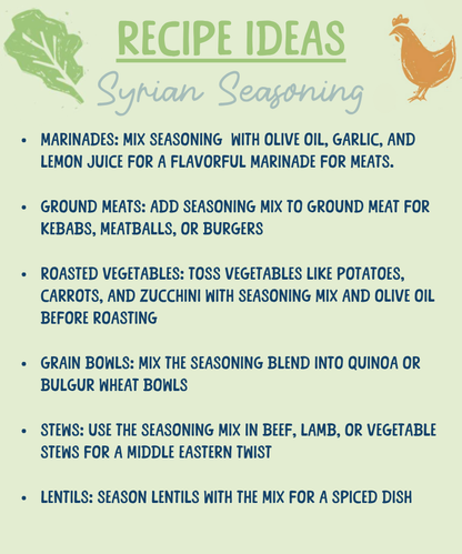 Seasoning Mix: Syrian