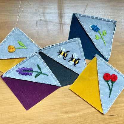 Embroidered Bookmarks